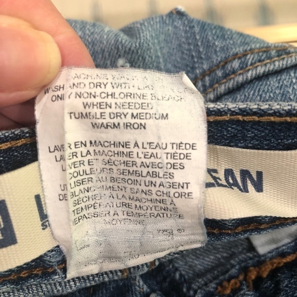 Vintage Y2K Gap Long and Lean Stretch Bootcut Denim Paint Splatter Jeans Sz 8R - Picture 5 of 15